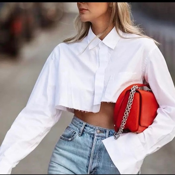 NWOT White Cut Out Dress Top - Picture 2 of 3